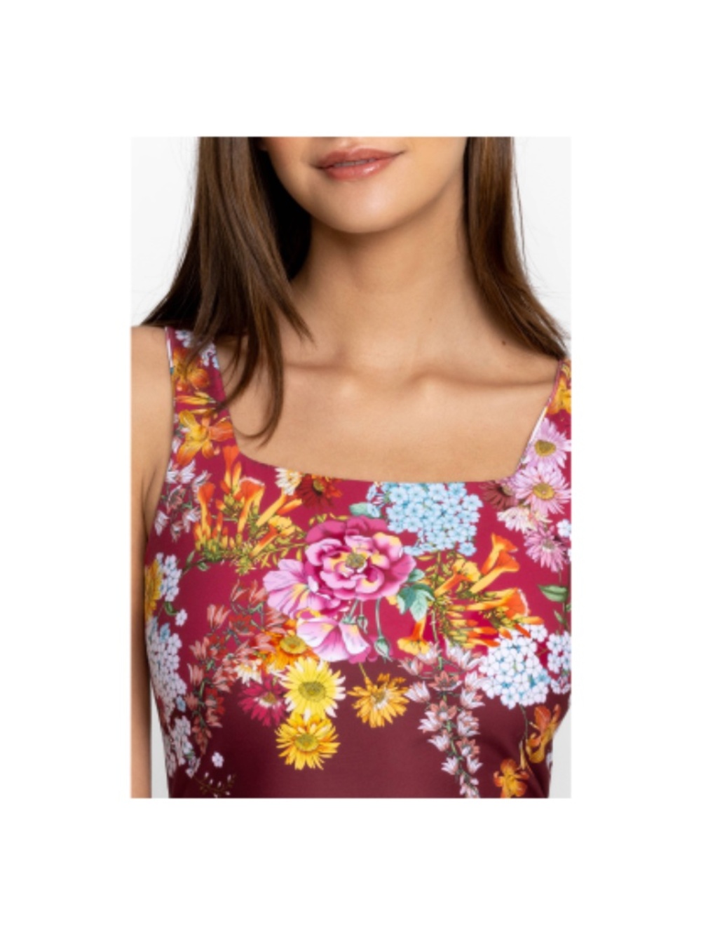 Johnny Was Bee Active  Golden Rose Reversible Compression Tank Size L